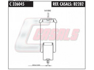 CASALS B2282 amortizatorius, kabinos pakaba
20534645