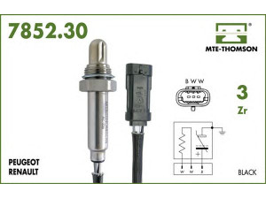 MTE-THOMSON 7852.30.045 lambda jutiklis 
 Išmetimo sistema -> Lambda jutiklis
82 00 024 503
