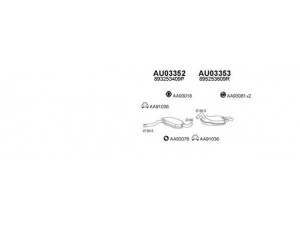 VENEPORTE 030145 išmetimo sistema