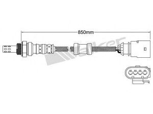 WALKER PRODUCTS 250-241085 lambda jutiklis 
 Variklis -> Variklio elektra
04C906262, 03C906262AT, 04C906262