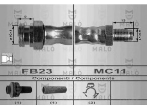 MAL? 8492 stabdžių žarnelė 
 Stabdžių sistema -> Stabdžių žarnelės
60508002, 60511713, 60564766, 71736931