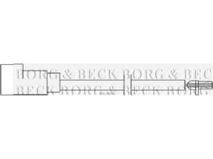 BORG & BECK BWL3008 įspėjimo kontaktas, stabdžių trinkelių susidėvėjimas 
 Stabdžių sistema -> Susidėvėjimo indikatorius, stabdžių trinkelės