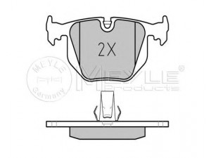 MEYLE 025 214 8717 stabdžių trinkelių rinkinys, diskinis stabdys 
 Techninės priežiūros dalys -> Papildomas remontas
34 21 1 163 324, 34 21 1 163 326