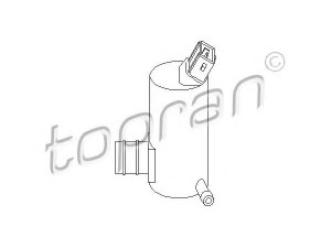 TOPRAN 300 634 vandens siurblys, priekinio stiklo plovimas 
 Priekinio stiklo valymo sistema -> Vandens siurbliukas, priekinio stiklo plovimas
6 833 495, 7 003 177, 7 096 130