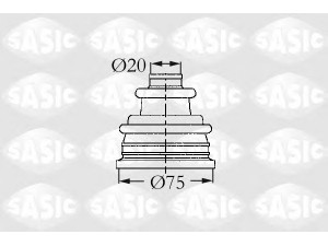 SASIC 4003404 gofruotoji membrana, kardaninis velenas 
 Ratų pavara -> Gofruotoji membrana
7701463643