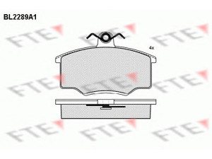 FTE BL2289A1 stabdžių trinkelių rinkinys, diskinis stabdys 
 Techninės priežiūros dalys -> Papildomas remontas
32777682, 32874224, 33422650