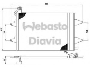 WEBASTO 82D0226190MA kondensatorius, oro kondicionierius 
 Oro kondicionavimas -> Kondensatorius
5Z0820411, 6Q0820411B, 6Q0820411E
