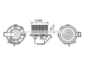 AVA QUALITY COOLING MS8648 elektrovariklis, vidinis pūtiklis 
 Šildymas / vėdinimas -> Orpūtė/dalys
0008356107