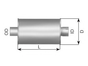 DINEX 40400 vidurinis / galinis duslintuvas