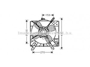 AVA QUALITY COOLING KA7507 ventiliatorius, radiatoriaus 
 Aušinimo sistema -> Radiatoriaus ventiliatorius
KKY0215025