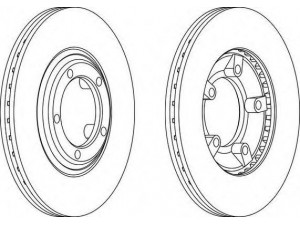 FERODO DDF826-1 stabdžių diskas 
 Dviratė transporto priemonės -> Stabdžių sistema -> Stabdžių diskai / priedai
5812944010