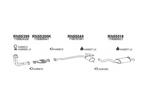 VENEPORTE 550481 išmetimo sistema 
 Išmetimo sistema -> Išmetimo sistema, visa