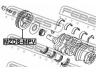 FEBEST MZDS-MPV skriemulys, alkūninis velenas
6E5E-6316-AA, ZZC4-11-400