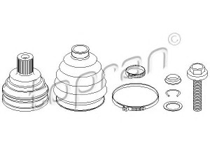 TOPRAN 110 804 jungčių komplektas, kardaninis velenas 
 Ratų pavara -> Sujungimai/komplektas
1K0 498 099, 1K0 498 099A, 1K0 498 099C