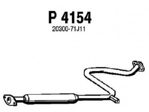 FENNO P4154 vidurinis duslintuvas 
 Išmetimo sistema -> Duslintuvas
20300-71J11