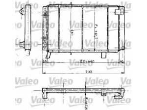 VALEO 730069 radiatorius, variklio aušinimas 
 Aušinimo sistema -> Radiatorius/alyvos aušintuvas -> Radiatorius/dalys
1305-59, 130559, 1309-47, 1309-48