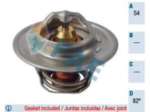 FAE 5203482 termostatas, aušinimo skystis 
 Aušinimo sistema -> Termostatas/tarpiklis -> Thermostat
GTS 282, 032 121 110 F, 032 121 110 F