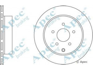 APEC braking DSK2568 stabdžių diskas 
 Dviratė transporto priemonės -> Stabdžių sistema -> Stabdžių diskai / priedai
43206CA000