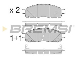 BREMSI BP3501 stabdžių trinkelių rinkinys, diskinis stabdys
AY040-NS141, AY040NS141, D1060-JX50B