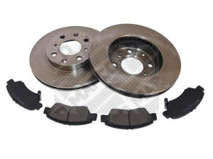 MAPCO 47521 stabdžių rinkinys, diskiniai stabdžiai 
 Stabdžių sistema -> Diskinis stabdys -> Stabdžių remonto rinkinys