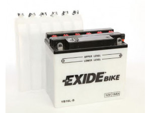 EXIDE YB16L-B starterio akumuliatorius; starterio akumuliatorius 
 Elektros įranga -> Akumuliatorius
