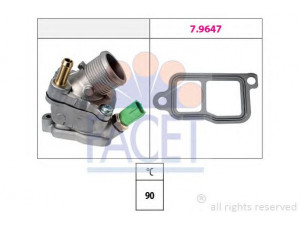 FACET 7.8732 termostatas, aušinimo skystis 
 Aušinimo sistema -> Termostatas/tarpiklis -> Thermostat
30650469, 30777476, 31293698