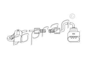 TOPRAN 112 462 RPM jutiklis, variklio valdymas 
 Variklis -> Variklio elektra
045 957 147A, 045 957 147B, 1 100 748