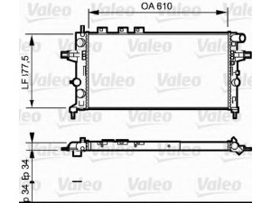 VALEO 732550 radiatorius, variklio aušinimas 
 Aušinimo sistema -> Radiatorius/alyvos aušintuvas -> Radiatorius/dalys
1300198, 1300208, 1300215, 9193268