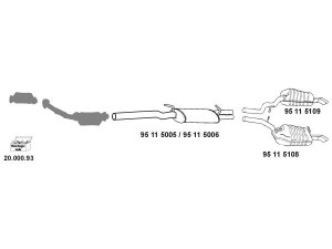 EBERSPÄCHER 20_015 išmetimo sistema 
 Išmetimo sistema -> Išmetimo sistema, visa