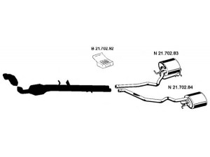EBERSPÄCHER 212277 išmetimo sistema 
 Išmetimo sistema -> Išmetimo sistema, visa