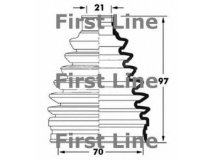 FIRST LINE FCB6066 gofruotoji membrana, kardaninis velenas 
 Ratų pavara -> Gofruotoji membrana
329813, 329814, 329813, 329814