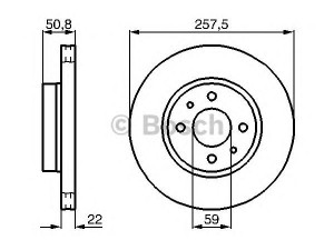BOSCH 0 986 478 512 stabdžių diskas 
 Dviratė transporto priemonės -> Stabdžių sistema -> Stabdžių diskai / priedai
0000046445005, 0000060805172, 60801751