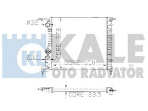 KALE OTO RADYATÖR 146700 radiatorius, variklio aušinimas 
 Aušinimo sistema -> Radiatorius/alyvos aušintuvas -> Radiatorius/dalys
77 01 034 768, 77 01 412 007, 7701034768