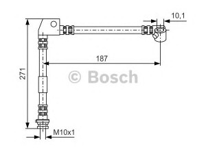 BOSCH 1 987 476 659 stabdžių žarnelė 
 Stabdžių sistema -> Stabdžių žarnelės
46211 90J00