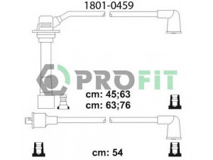 PROFIT 1801-0459 uždegimo laido komplektas 
 Kibirkšties / kaitinamasis uždegimas -> Uždegimo laidai/jungtys
8BH418140, 8BH818140, ZX0918140