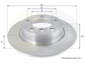COMLINE ADC1774 stabdžių diskas 
 Stabdžių sistema -> Diskinis stabdys -> Stabdžių diskas
34209804830, 34219811539