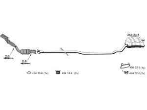 ERNST 020257 išmetimo sistema 
 Išmetimo sistema -> Išmetimo sistema, visa