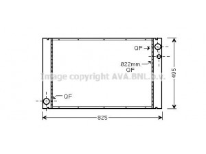 AVA QUALITY COOLING AI2289 radiatorius, variklio aušinimas 
 Aušinimo sistema -> Radiatorius/alyvos aušintuvas -> Radiatorius/dalys
4E0121251, 4E0121251F