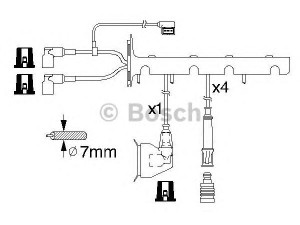 BOSCH 0 986 356 325 uždegimo laido komplektas 
 Kibirkšties / kaitinamasis uždegimas -> Uždegimo laidai/jungtys
12 12 1 727 686, 12 12 1 727 855