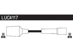 LUCAS ELECTRICAL LUC4117 uždegimo laido komplektas 
 Kibirkšties / kaitinamasis uždegimas -> Uždegimo laidai/jungtys