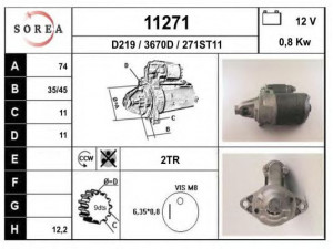 EAI 11271 starteris
2810087701, 2810087702, 2810087704