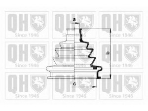 QUINTON HAZELL QJB480 gofruotoji membrana, kardaninis velenas 
 Ratų pavara -> Gofruotoji membrana
893 407 285, 893 408 203A, 895 498 203