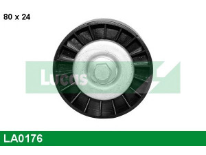 LUCAS ENGINE DRIVE LA0176 kreipiantysis skriemulys, V formos rumbuotas diržas 
 Diržinė pavara -> V formos rumbuotas diržas/komplektas -> Laisvasis/kreipiamasis skriemulys
73502729