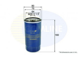 COMLINE CIZ11010 alyvos filtras 
 Techninės priežiūros dalys -> Techninės priežiūros intervalai
8971679720, 8973587200, ZA8971679720