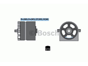 BOSCH 0 120 600 587 kintamosios srovės generatorius