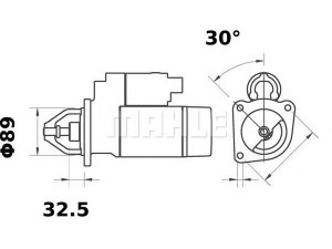 MAHLE ORIGINAL MS 299 starteris
4213 912 M91