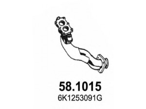 ASSO 58.1015 išleidimo kolektorius 
 Išmetimo sistema -> Išmetimo vamzdžiai
1L0253087A, 357253091N, 3A0253091G