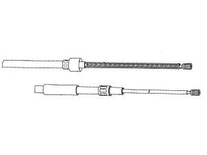 CEF SK02112 trosas, stovėjimo stabdys 
 Stabdžių sistema -> Valdymo svirtys/trosai
6Q7609721D