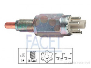 FACET 7.6243 jungiklis, atbulinės eigos žibintas 
 Elektros įranga -> Šviesų jungikliai/relės/valdymas -> Šviesų jungiklis/svirtis
3 321 765, 6 039 985, 74DT-7A247-GD