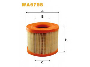 WIX FILTERS WA6758 oro filtras 
 Filtrai -> Oro filtras
8971786090, 834261, 97178609, 97178609